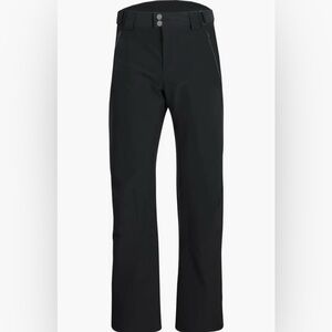 New! Black Straight-Leg Designer Snow Pants